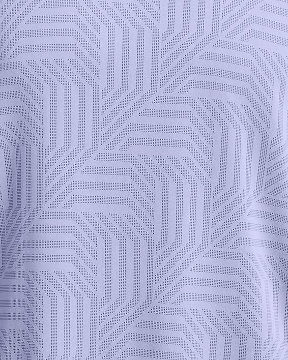Men's UA Tech™ Vent Geotessa Short Sleeve, Purple, pdpMainDesktop image number 3