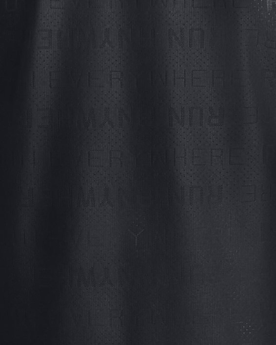 Newborn Boys' UA Long Sleeve Polo Bodysuit in Black image number 5