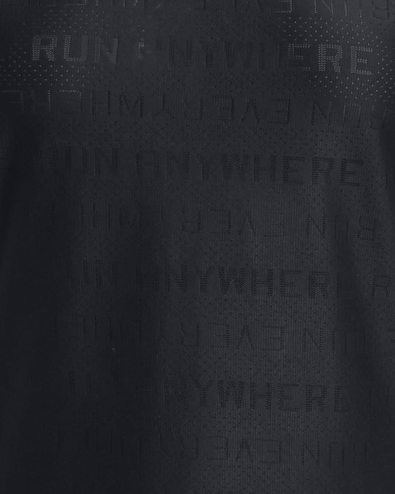 女士UA Run Everywhere短袖T恤 in Black image number 4