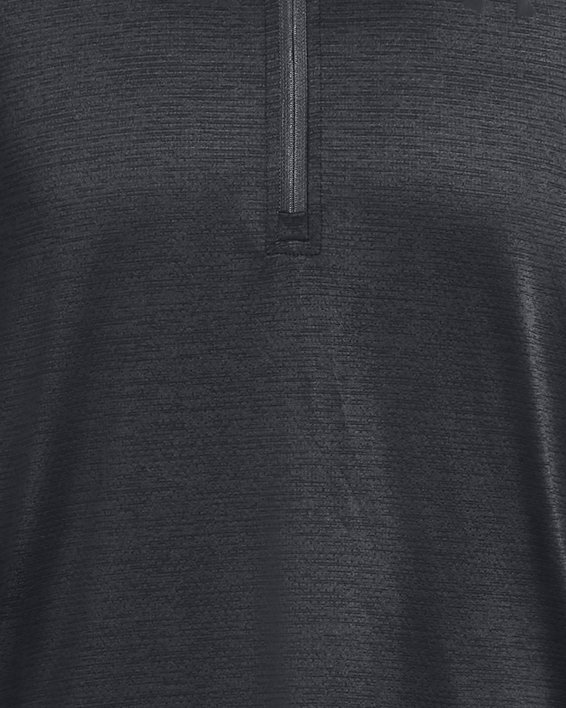 Men's UA Tech™ Vent ½ Zip, Black, pdpMainDesktop image number 4
