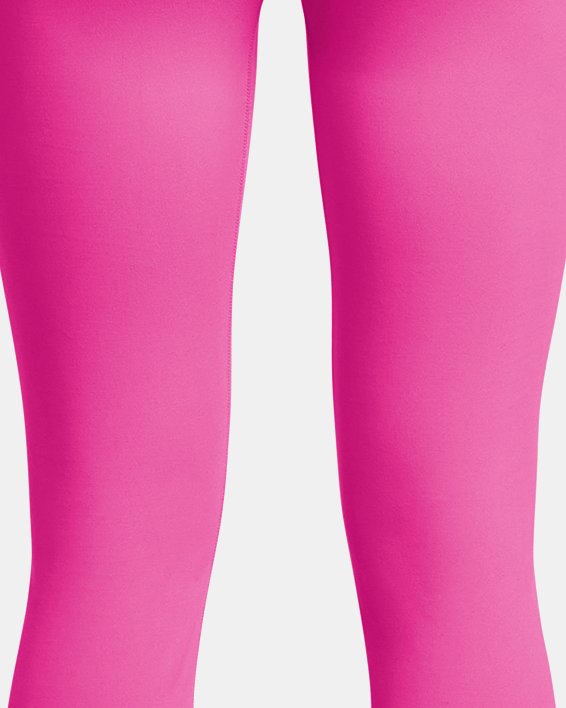 Girls' UA Motion High Rise Ankle Leggings in Pink image number 1