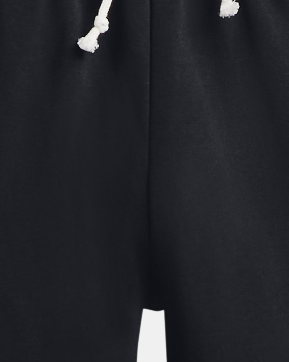 Shorts UA Rival Terry 15 cm da uomo, Black, pdpMainDesktop image number 4