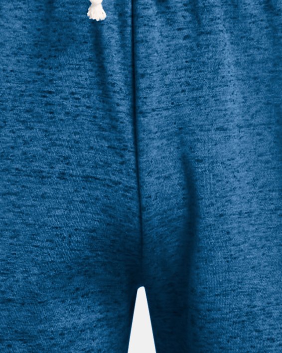 UA Rival Shorts aus French Terry für Herren (15 cm), Blue, pdpMainDesktop image number 4