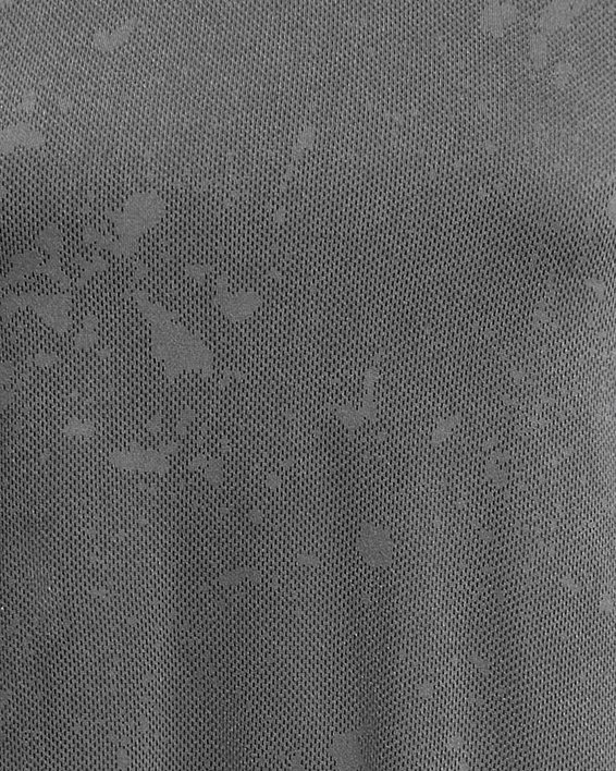 Haut à manches courtes UA Launch Splatter pour femme, Gray, pdpMainDesktop image number 2