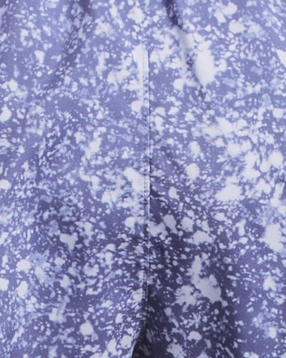 Short UA Fly-By Printed 8 cm pour femme, Purple, pdpMainDesktop image number 5