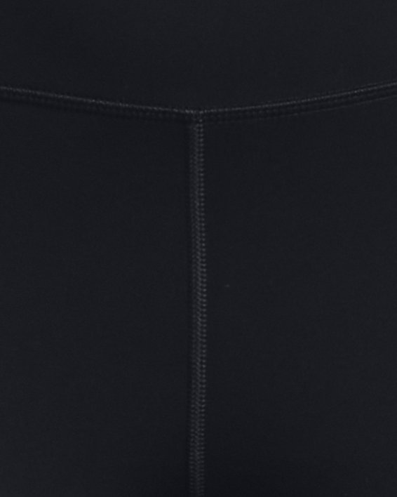 Women's UA Meridian Middy Shorts, Black, pdpMainDesktop image number 4