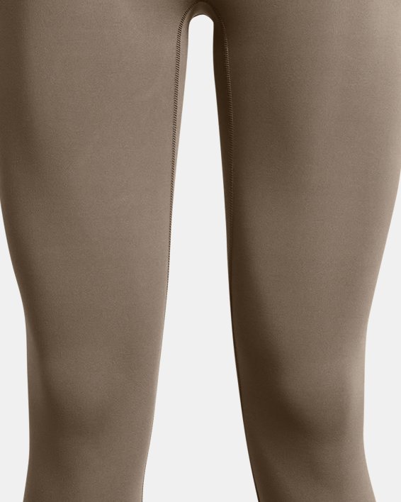 Women's UA Meridian Ankle Leggings in Brown image number 4