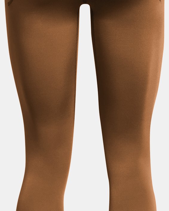 UA Meridian Ultra Leggings mit hohem Bund für Damen, Brown, pdpMainDesktop image number 5