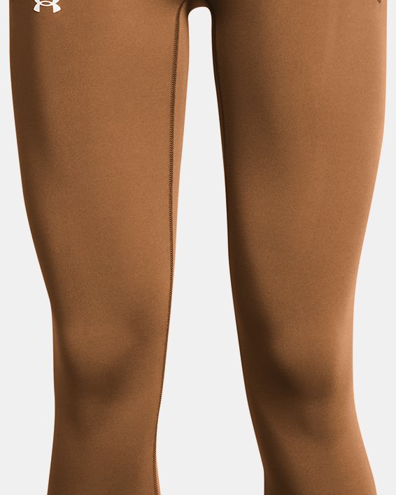 Legging taille ultra-haute UA Meridian pour femme, Brown, pdpMainDesktop image number 4