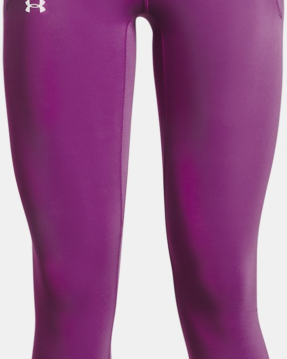 Women's UA Meridian Ultra High Rise Leggings, Purple, pdpMainDesktop image number 4