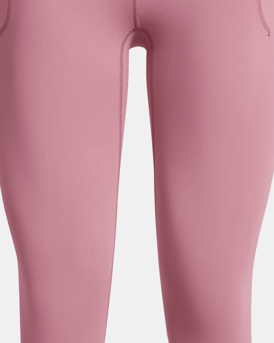 Women's UA Meridian Ultra High Rise Ankle Leggings in Pink image number 4