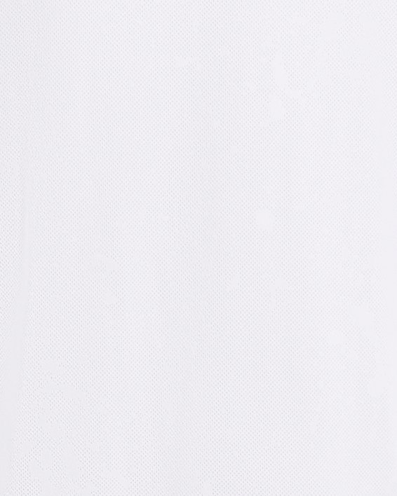Haut à manches courtes UA Launch Splatter pour homme, White, pdpMainDesktop image number 4