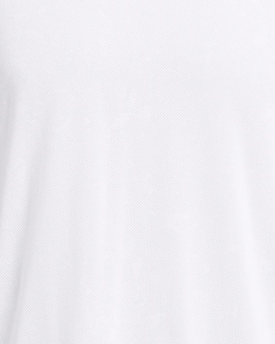 Men's UA Launch Splatter Short Sleeve, White, pdpMainDesktop image number 3