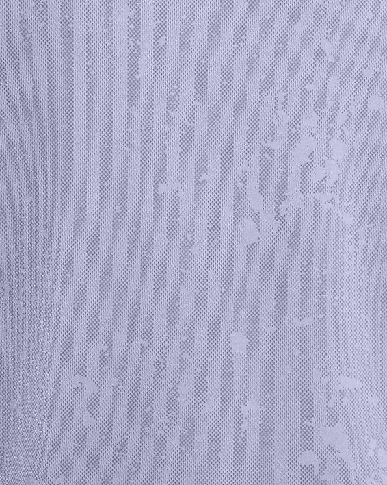 Men's UA Launch Splatter Short Sleeve, Purple, pdpMainDesktop image number 3