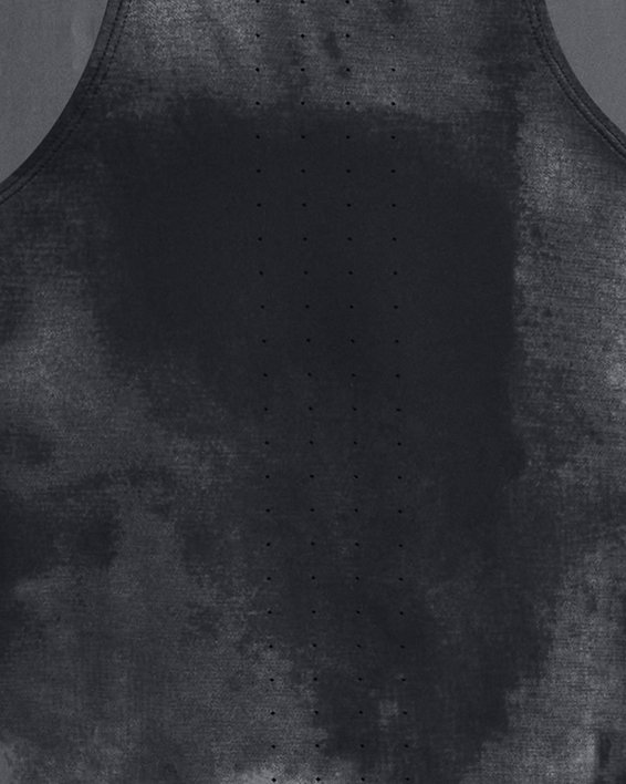 Men's UA Launch Elite Printed Singlet in Black image number 4
