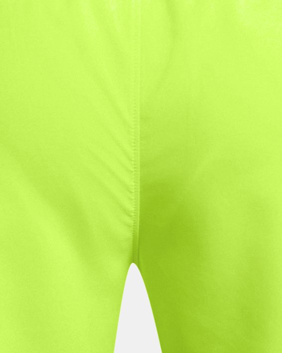 Men's UA Launch 5" Shorts, Yellow, pdpMainDesktop image number 6