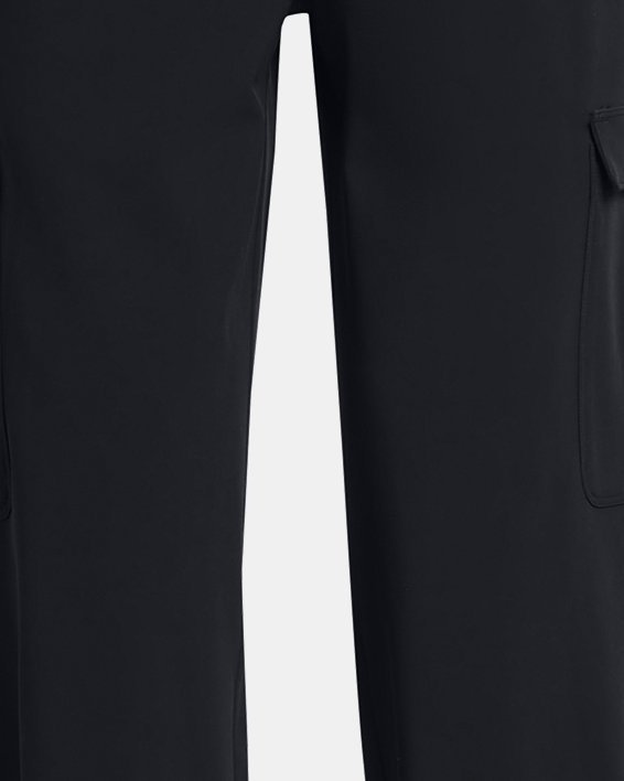 Women's UA Rival Woven Cargo Pants, Black, pdpMainDesktop image number 5