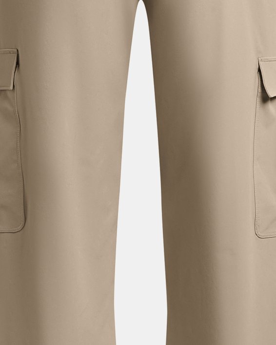 Pantalones cargo UA ArmourSport Woven para mujer, Brown, pdpMainDesktop image number 6