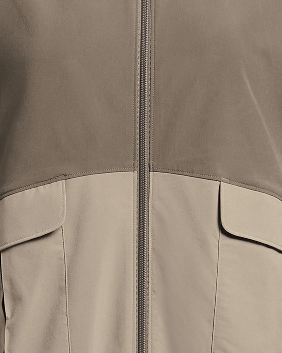 UA ArmourSport Cargo-Jacke mit Oversize-Passform für Damen, Brown, pdpMainDesktop image number 3