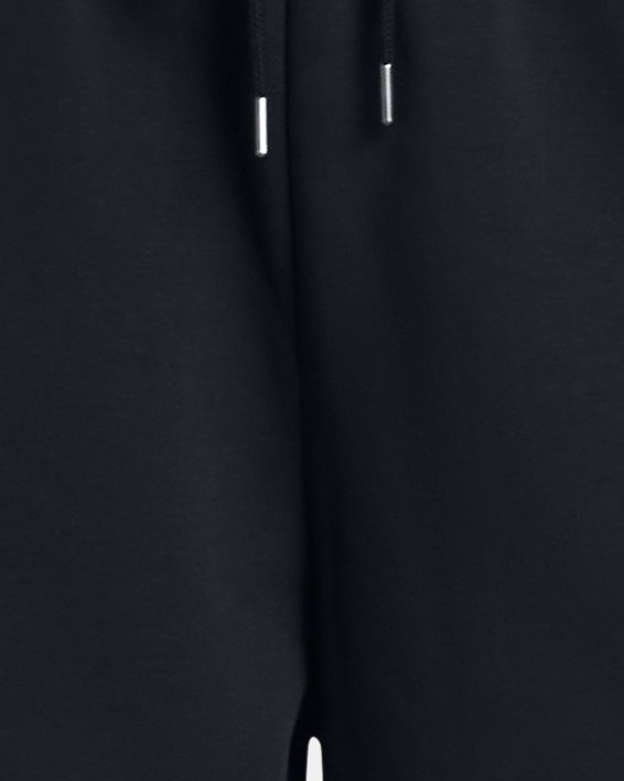 Women's UA Icon Fleece Boyfriend Shorts, Black, pdpMainDesktop image number 5