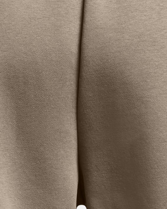 Women's UA Icon Fleece Boyfriend Shorts, Brown, pdpMainDesktop image number 6