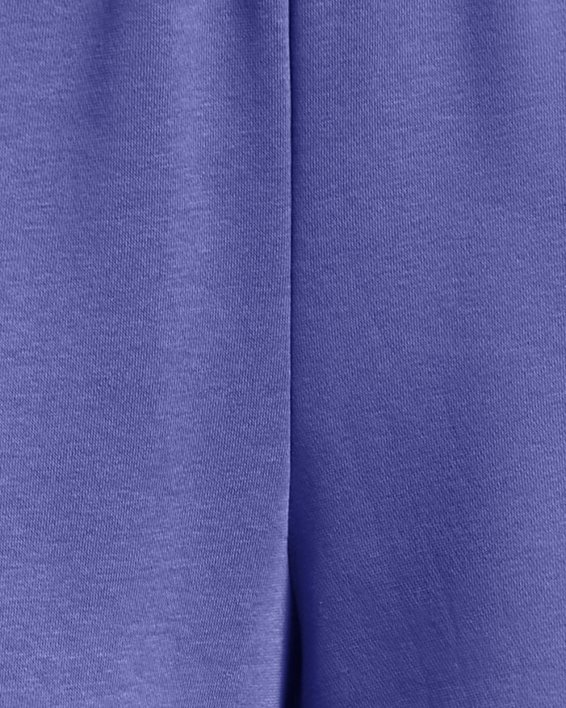 Women's UA Icon Fleece Boyfriend Shorts, Purple, pdpMainDesktop image number 5