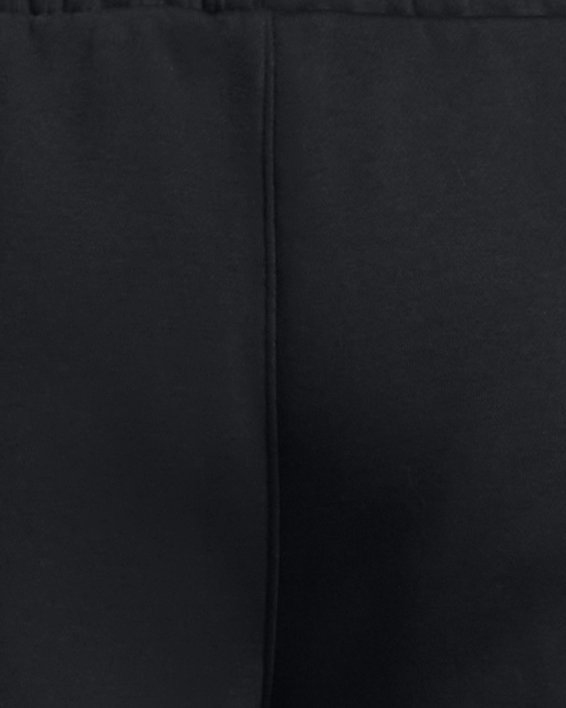 Women's UA Icon Fleece Boxer Shorts in Black image number 5