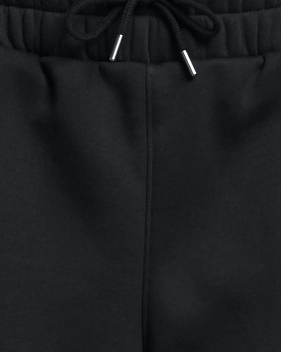 Women's UA Icon Fleece Boxer短褲 in Black image number 4