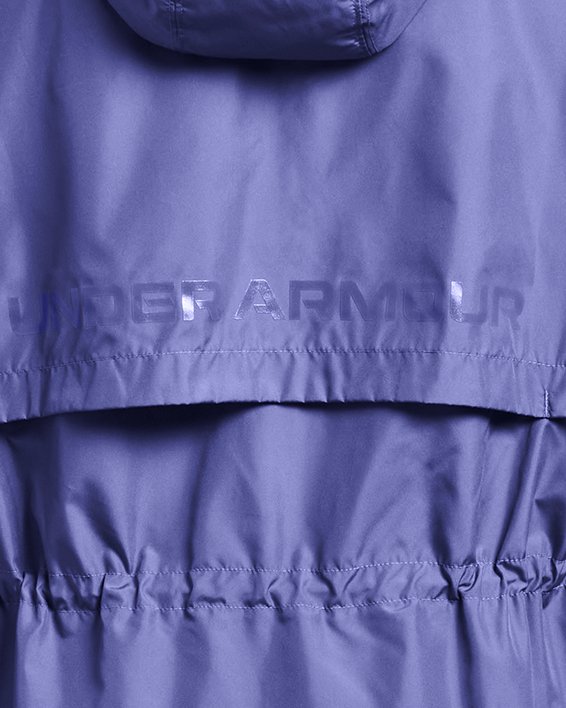 Chaqueta oversize con cremallera completa UA Vanish Elite Woven para mujer, Purple, pdpMainDesktop image number 5