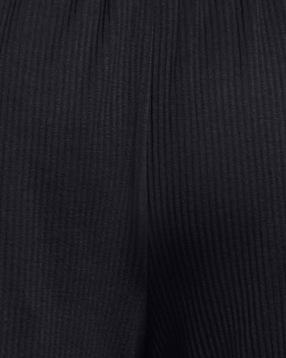 Pantalón corto acanalado UA Journey para mujer, Black, pdpMainDesktop image number 1