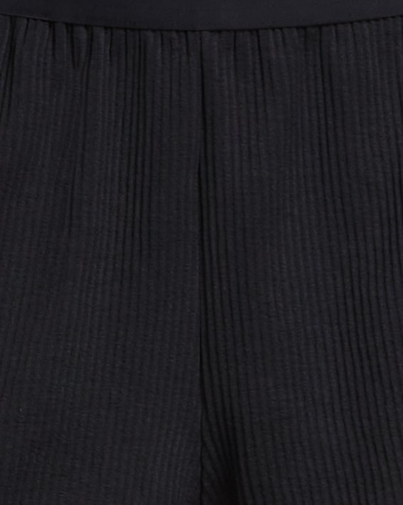 Pantalón corto acanalado UA Journey para mujer, Black, pdpMainDesktop image number 0