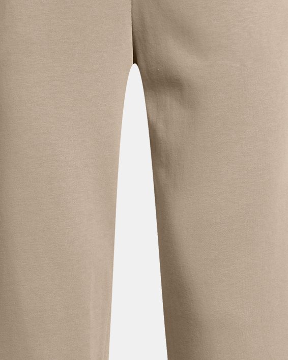 Pantaloni UA Rival Terry Wide Leg Crop da donna, Brown, pdpMainDesktop image number 4
