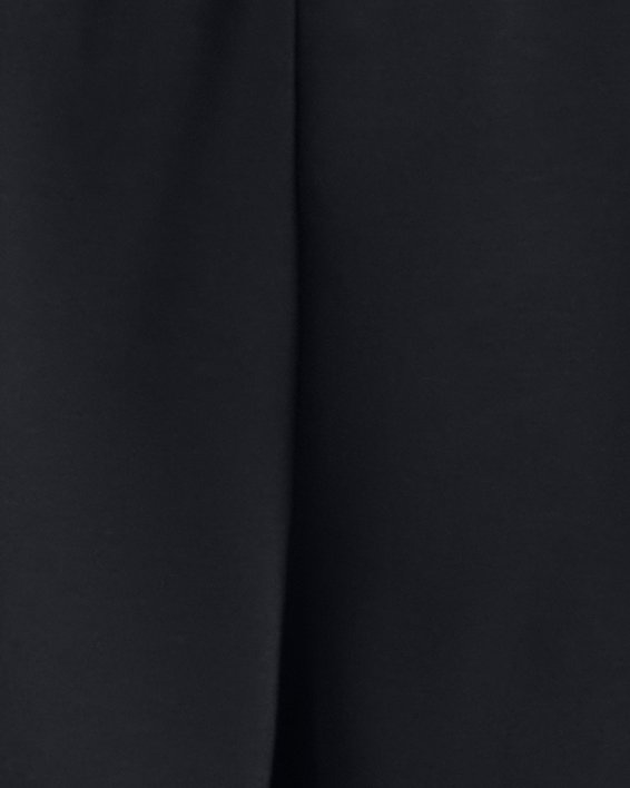 Women's UA Unstoppable Fleece Pleated Shorts, Black, pdpMainDesktop image number 4