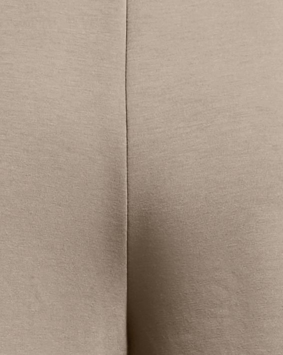 Women's UA Unstoppable Fleece Pleated Shorts, Brown, pdpMainDesktop image number 5