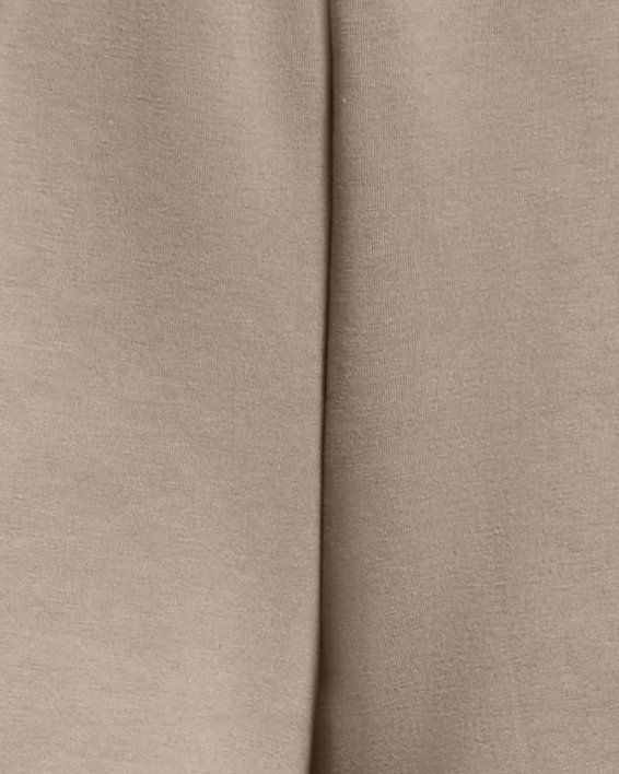 Women's UA Unstoppable Fleece Pleated Shorts, Brown, pdpMainDesktop image number 4
