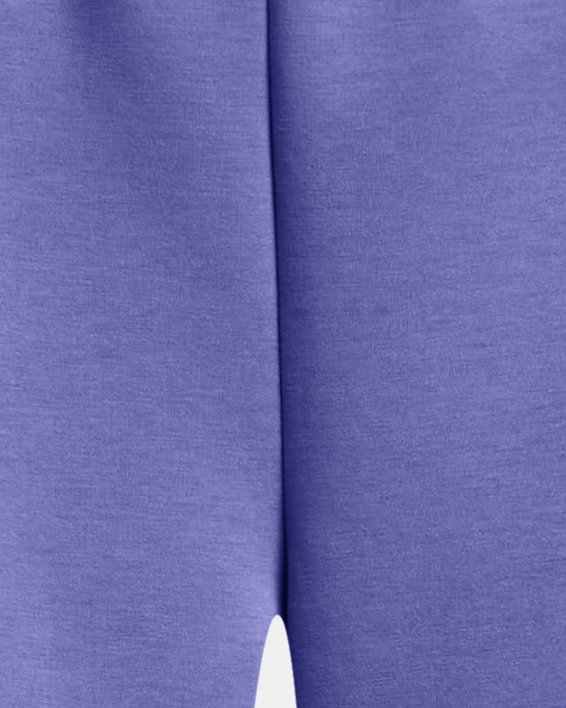 Short plissé UA Unstoppable Fleece pour femme, Purple, pdpMainDesktop image number 4