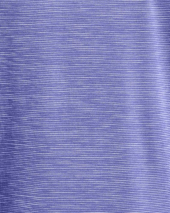 เสื้อแขนสั้น UA Tech™ Textured สำหรับเด็กผู้ชาย in Purple image number 1