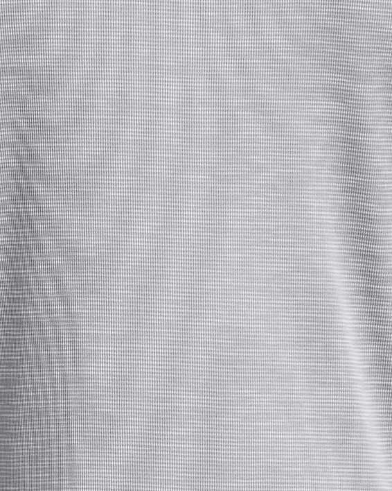 Jongensshirt UA Tech™ Textured met korte rits, Gray, pdpMainDesktop image number 1