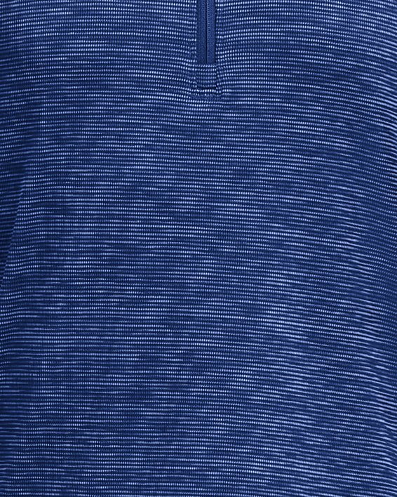 Boys' UA Tech™ Textured ½ Zip, Blue, pdpMainDesktop image number 0