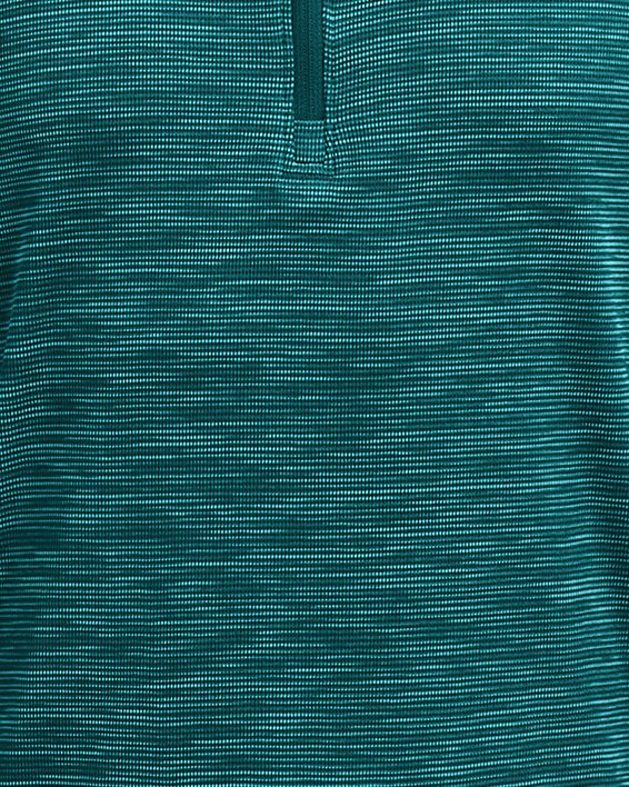Jongensshirt UA Tech™ Textured met korte rits, Blue, pdpMainDesktop image number 0