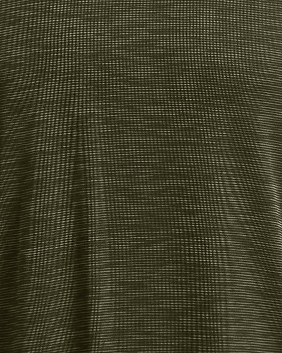 เสื้อแขนสั้น UA Tech™ Textured สำหรับผู้ชาย in Green image number 3