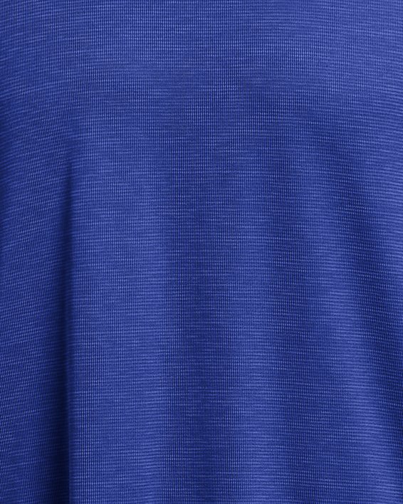 Men's UA Tech™ Textured Short Sleeve in Blue image number 2