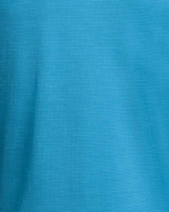 Herenshirt UA Tech™ Textured met korte mouwen, Blue, pdpMainDesktop image number 4