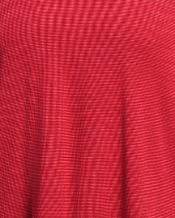 Men's UA Tech™ Textured Short Sleeve in Red image number 3