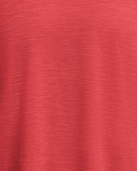 Herenshirt UA Tech™ Textured met korte mouwen, Red, pdpMainDesktop image number 3