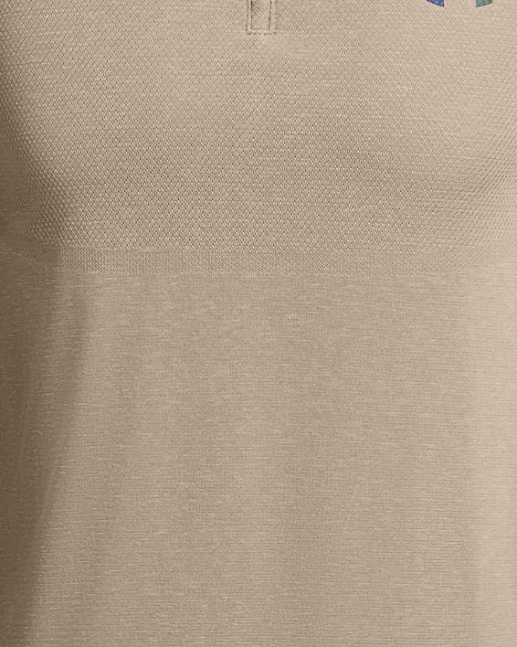 Bluza męska UA Vanish Elite Seamless z krótkim suwakiem, Brown, pdpMainDesktop image number 4