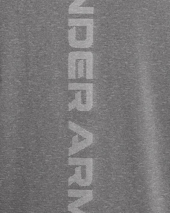 Men's UA Vanish Elite Seamless Wordmark Short Sleeve in Gray image number 5