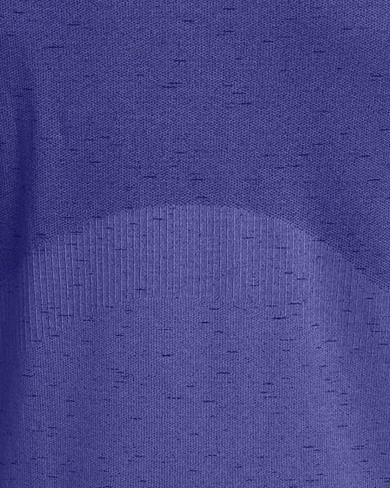Men's UA Vanish Seamless Short Sleeve in Purple image number 5