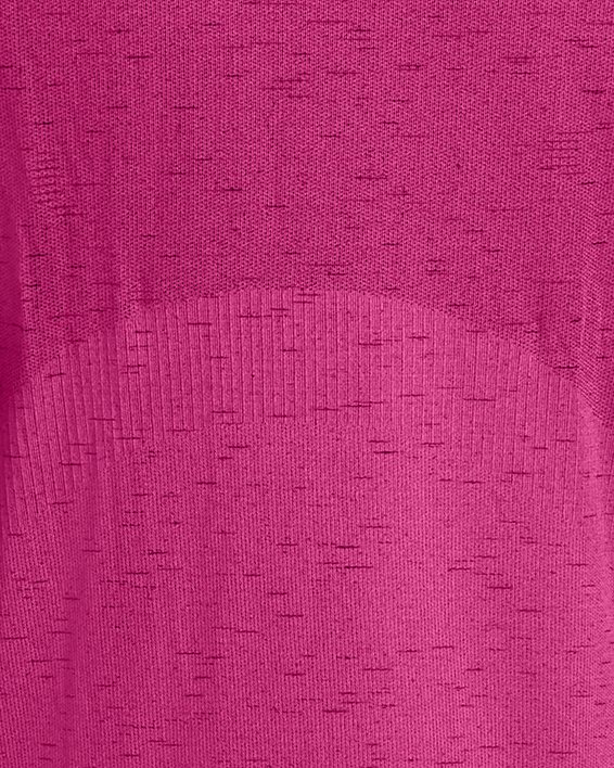 Men's UA Vanish Seamless Short Sleeve in Pink image number 5