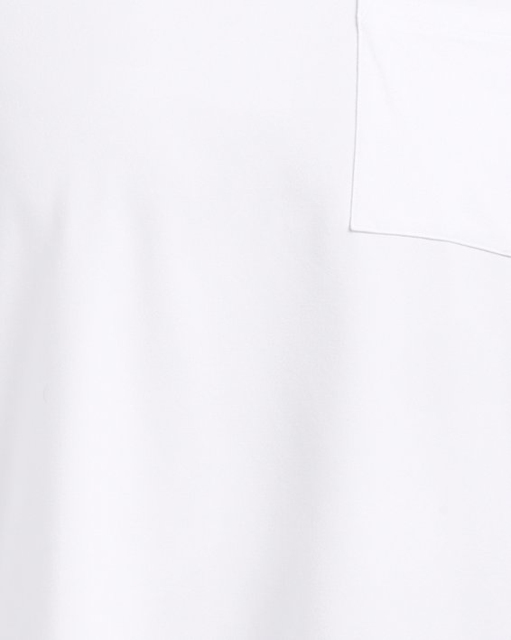 Herenshirt UA Meridian Pocket met korte mouwen, White, pdpMainDesktop image number 3